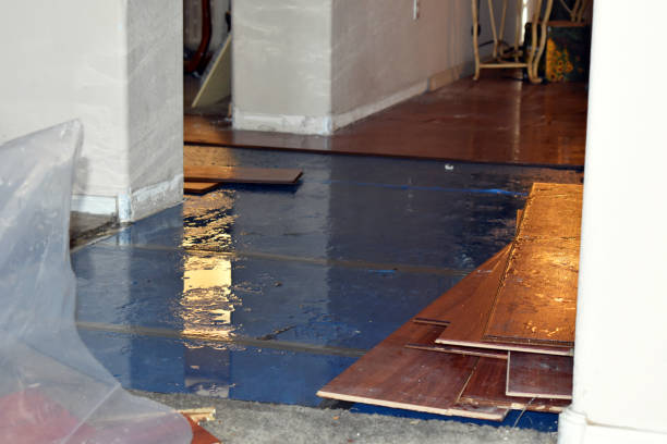 Professional Storm Water Damage Restoration technician working in Simonton, TX